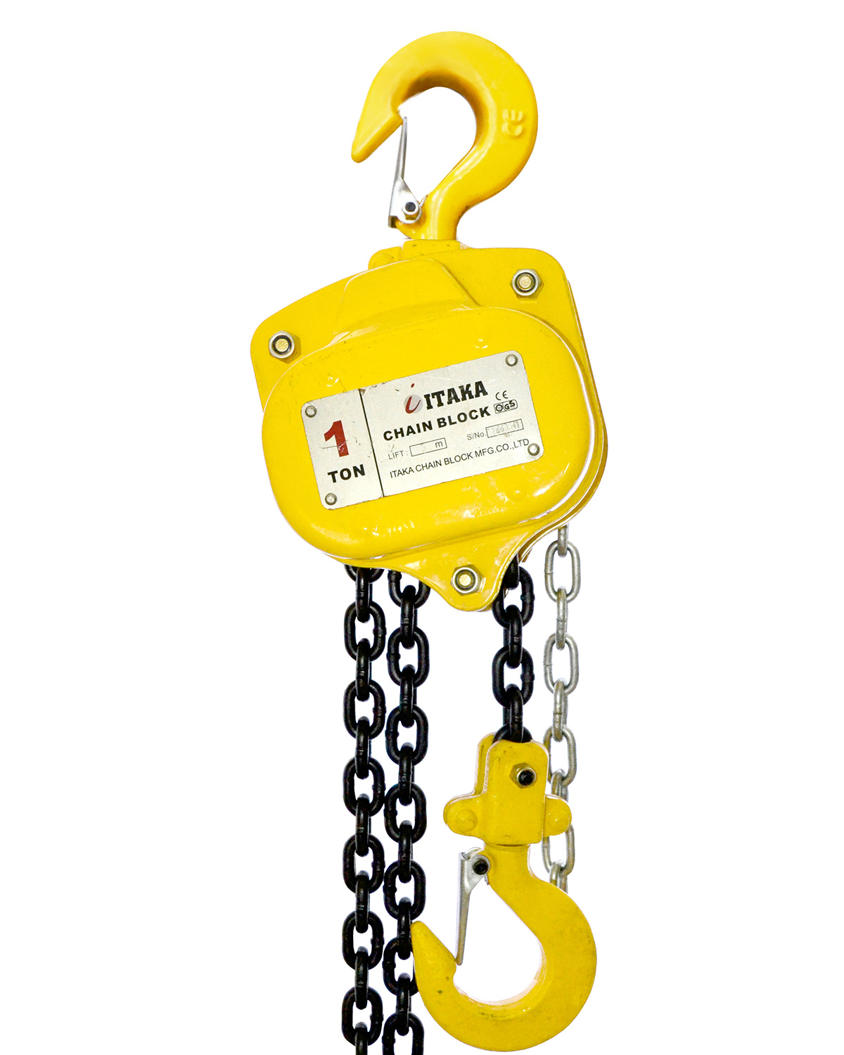TECLE MANUAL DE CADENA AMARILLO