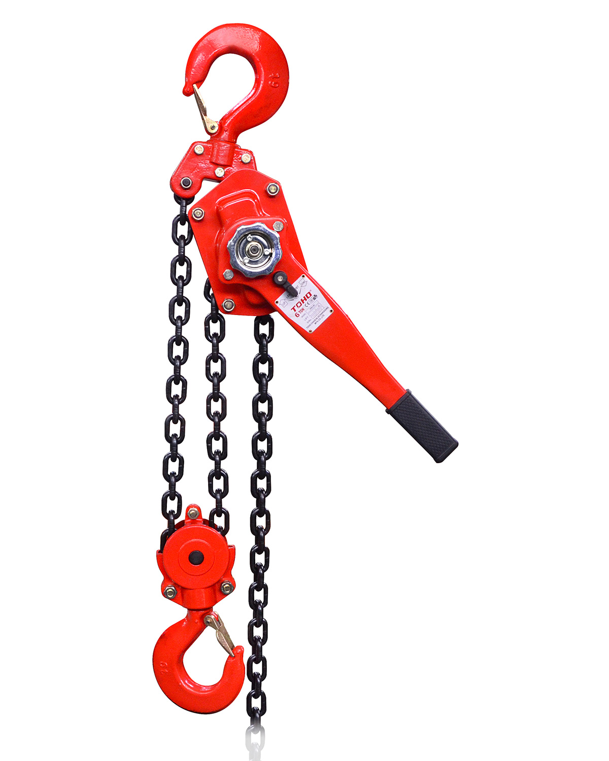 TECLE MANUAL HEAVY DUTY DE PALANCA ROJO