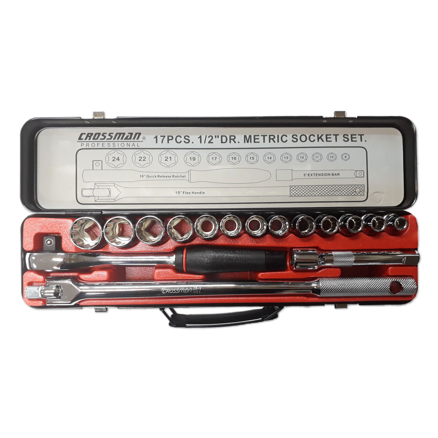 SET DE LLAVES DE DADOS 1/2" DR