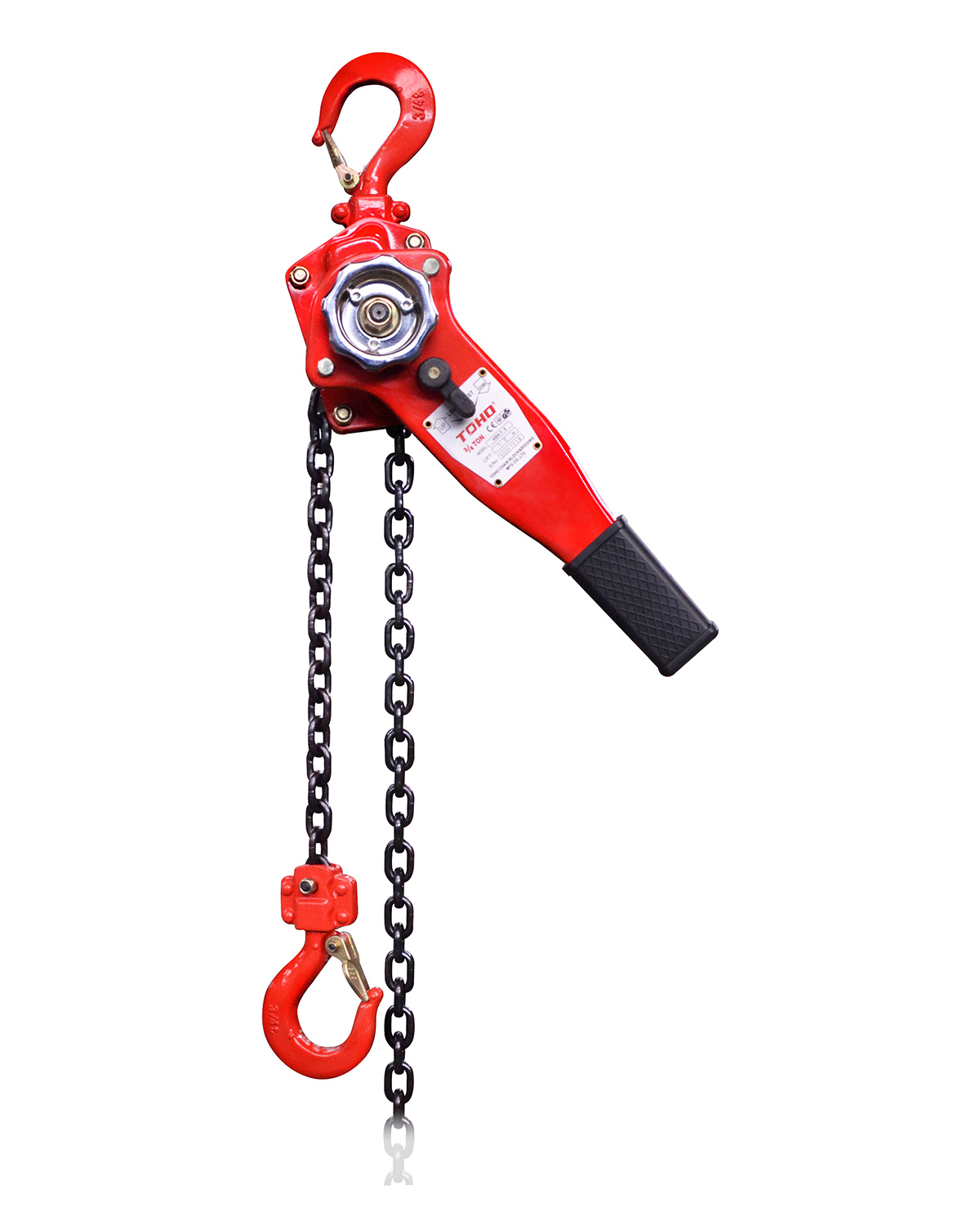 TECLE MANUAL HEAVY DUTY DE PALANCA ROJO