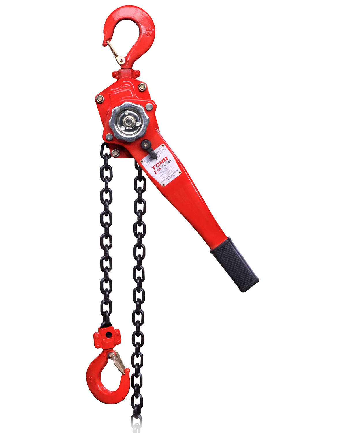 TECLE MANUAL HEAVY DUTY DE PALANCA ROJO