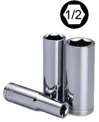 1/2" DR PULG - HEXAGONAL LARGO