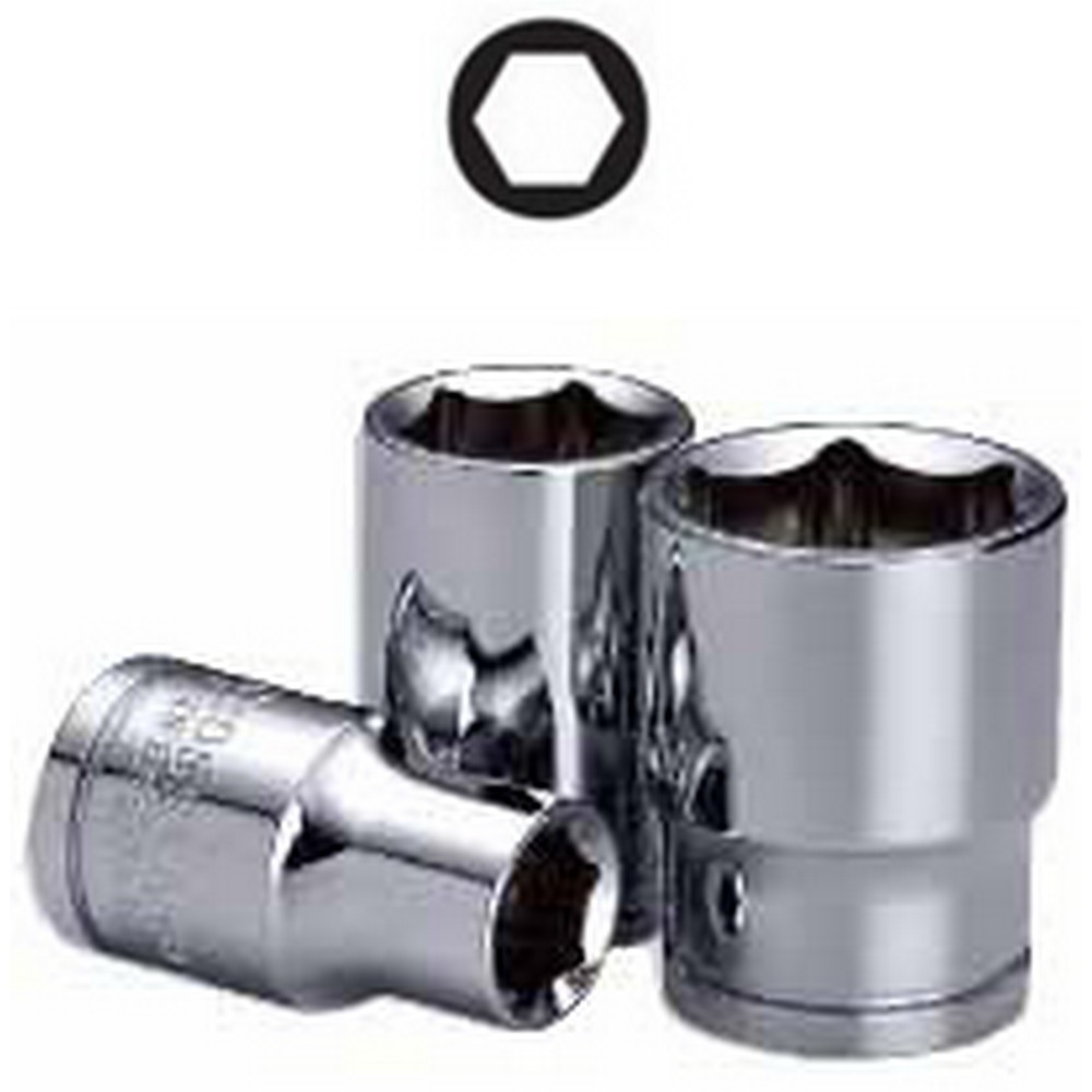 1/2" DR MM - HEXAGONAL CORTO