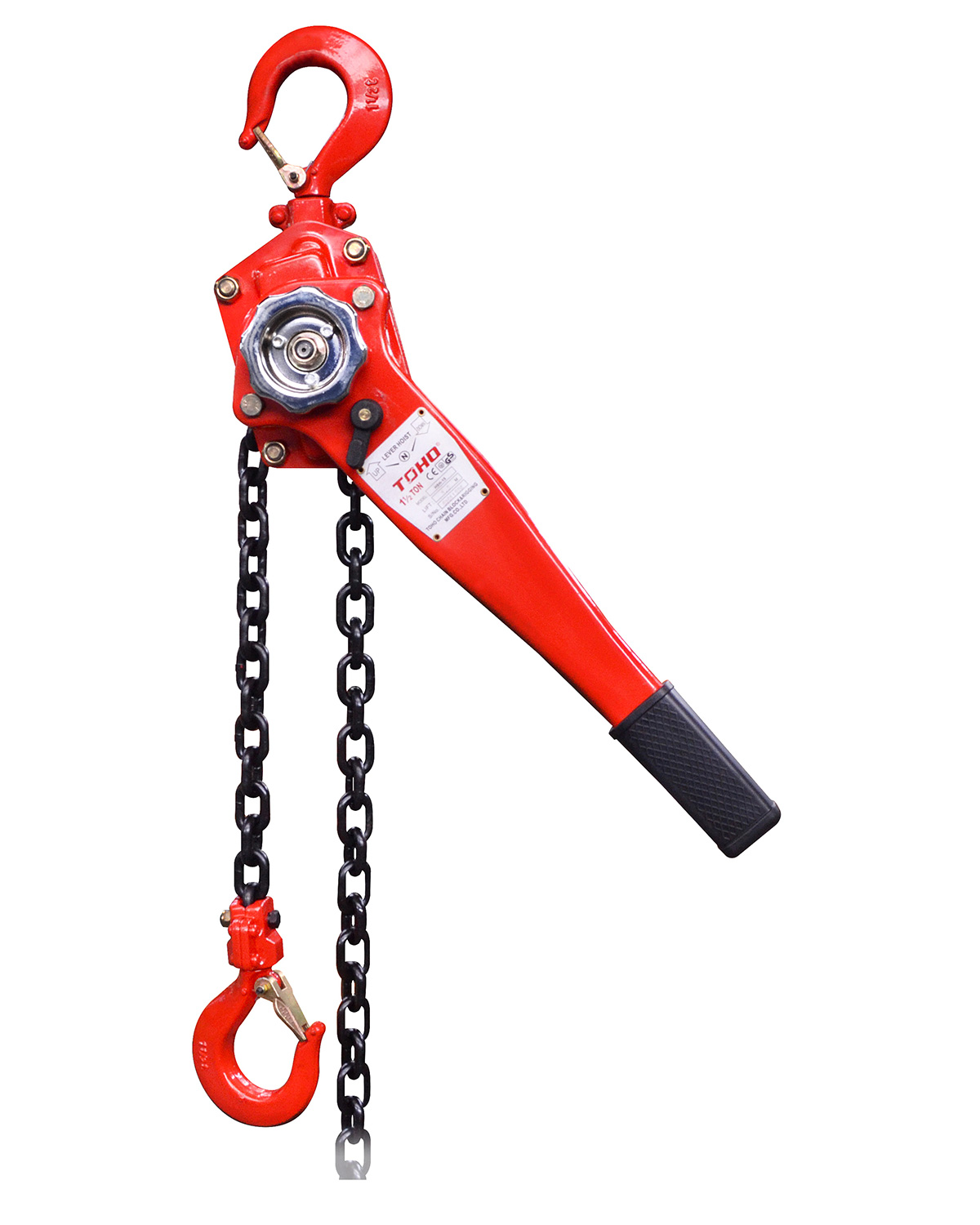 TECLE MANUAL HEAVY DUTY DE PALANCA ROJO