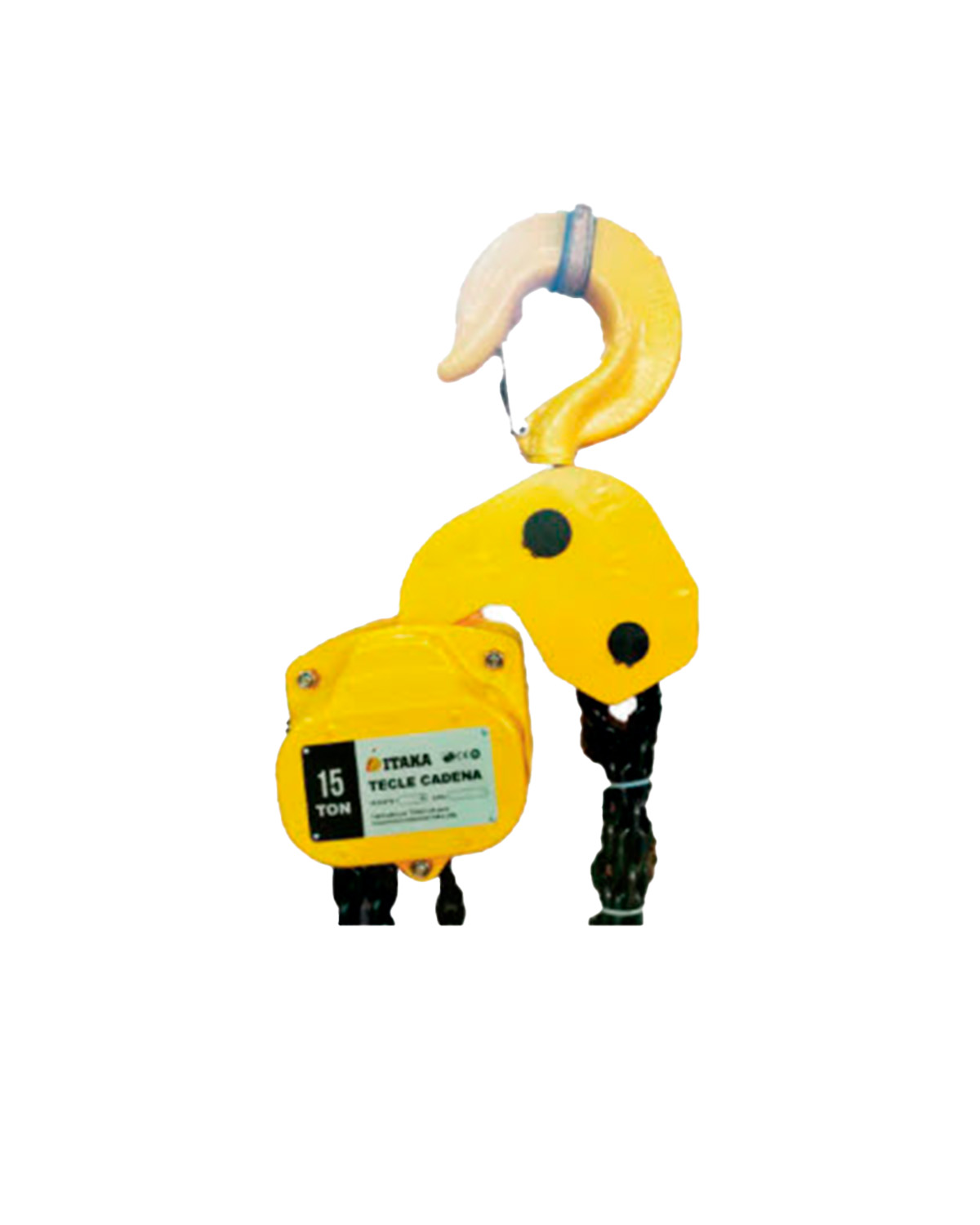 TECLE MANUAL DE CADENA AMARILLO