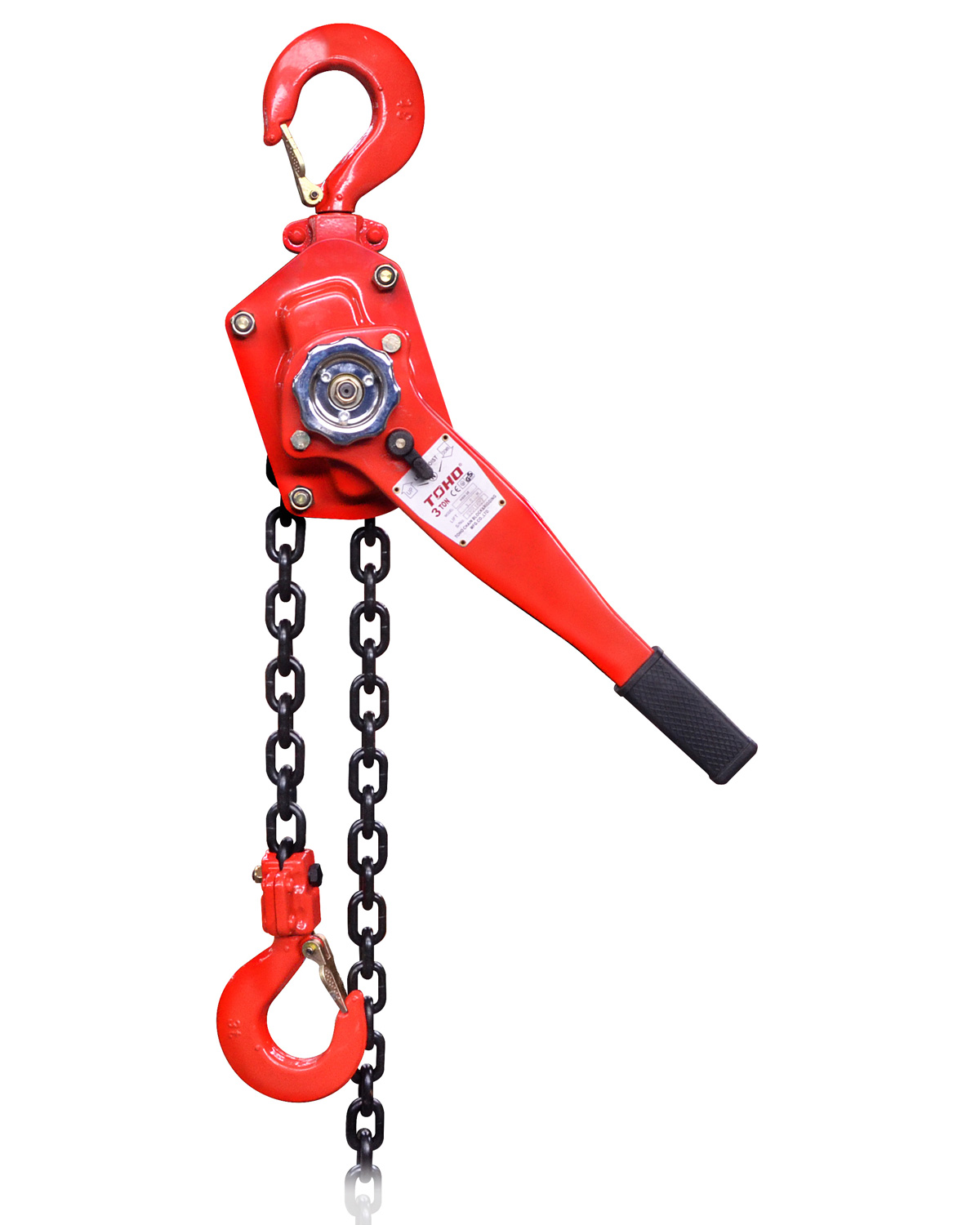 TECLE MANUAL HEAVY DUTY DE PALANCA ROJO