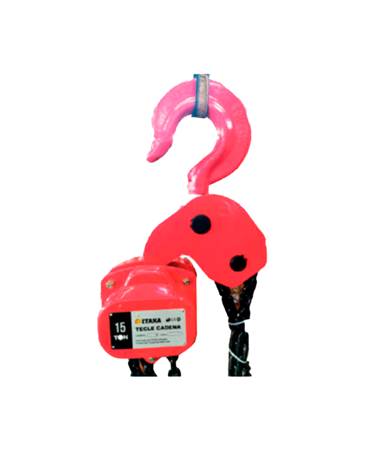 TECLE MANUAL HEAVY DUTY DE CADENA ROJO